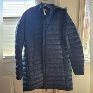 Lolë long puffer jacket Navy